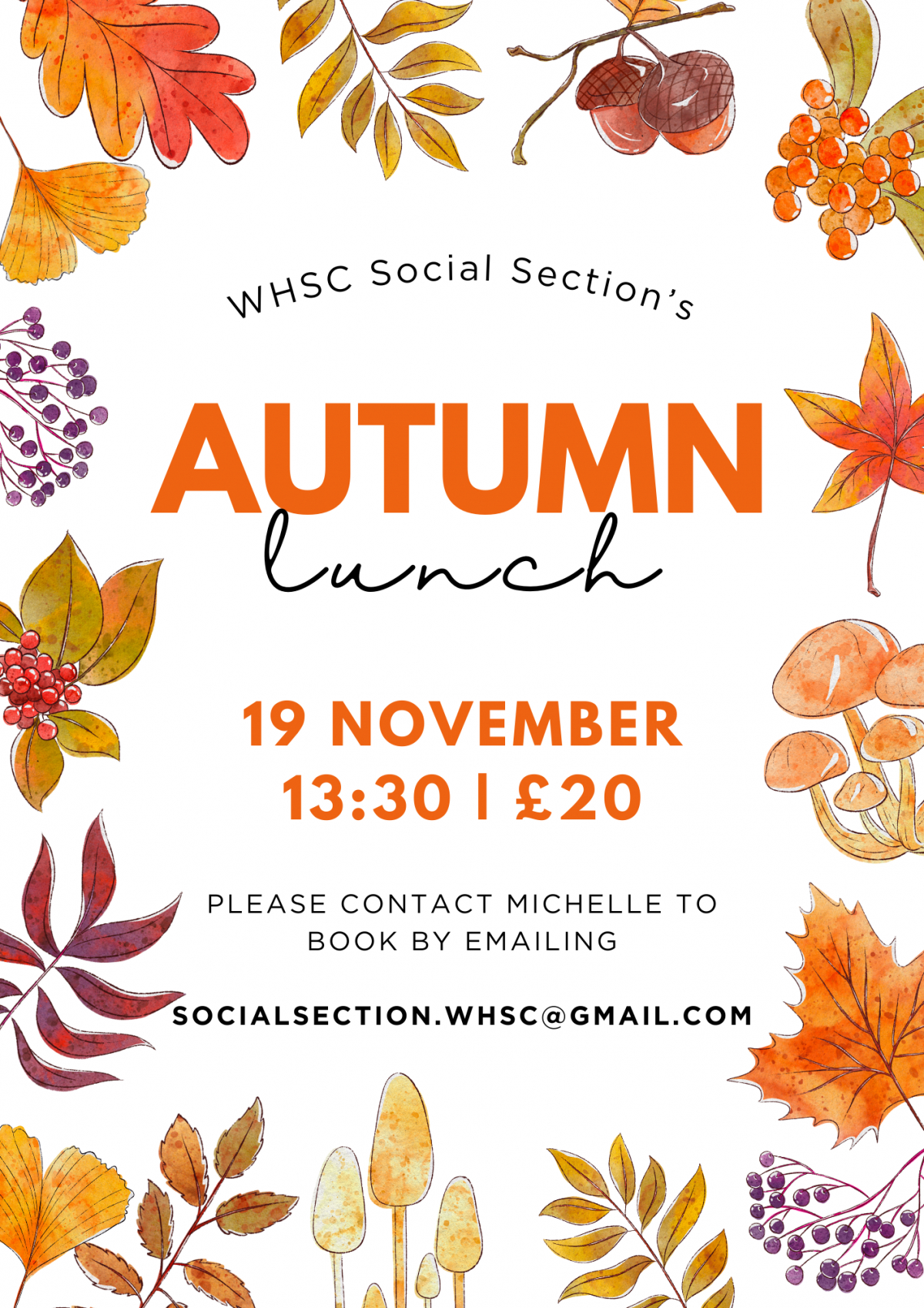Social Section Autumn Lunch
